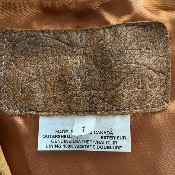 LEATHER RANCH Vintage 80’s SUEDE Western Beaded Leather VEST Size 1 - Picture 11 of 16